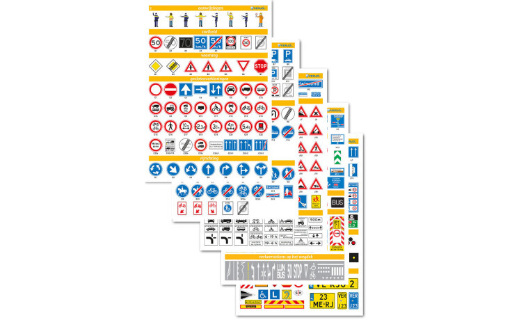 Wandplatenset Verkeer