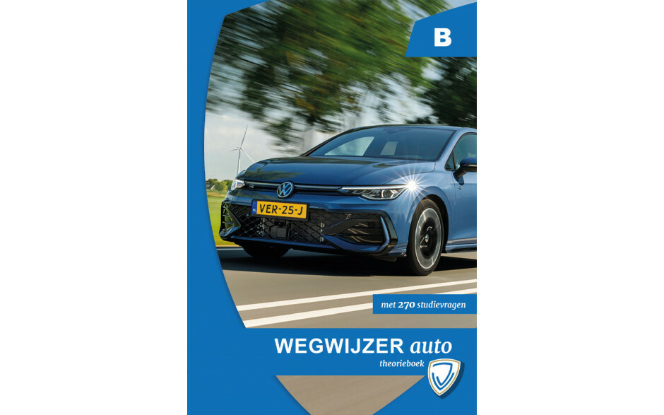 Wegwijzer in het verkeer auto