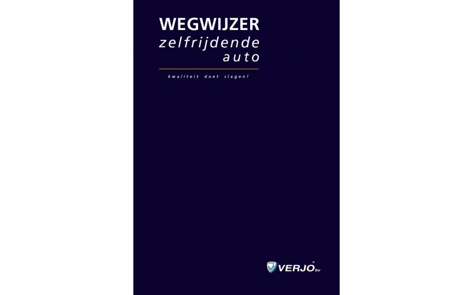 Wegwijzer zelfrijdende auto (notitieboek)