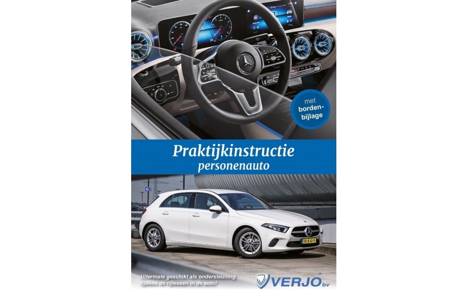 Praktijkinstructieset personenauto met bordenbijlage